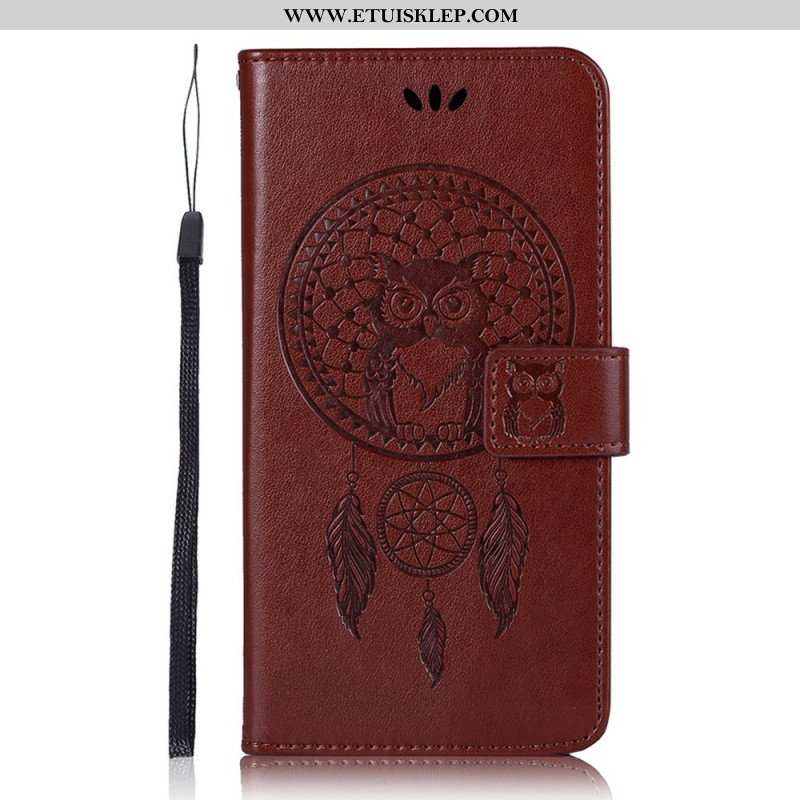 Obudowa Etui Na Telefon do Samsung Galaxy A13 5G / A04s Efekt Skóry Dream Catcher Sowa